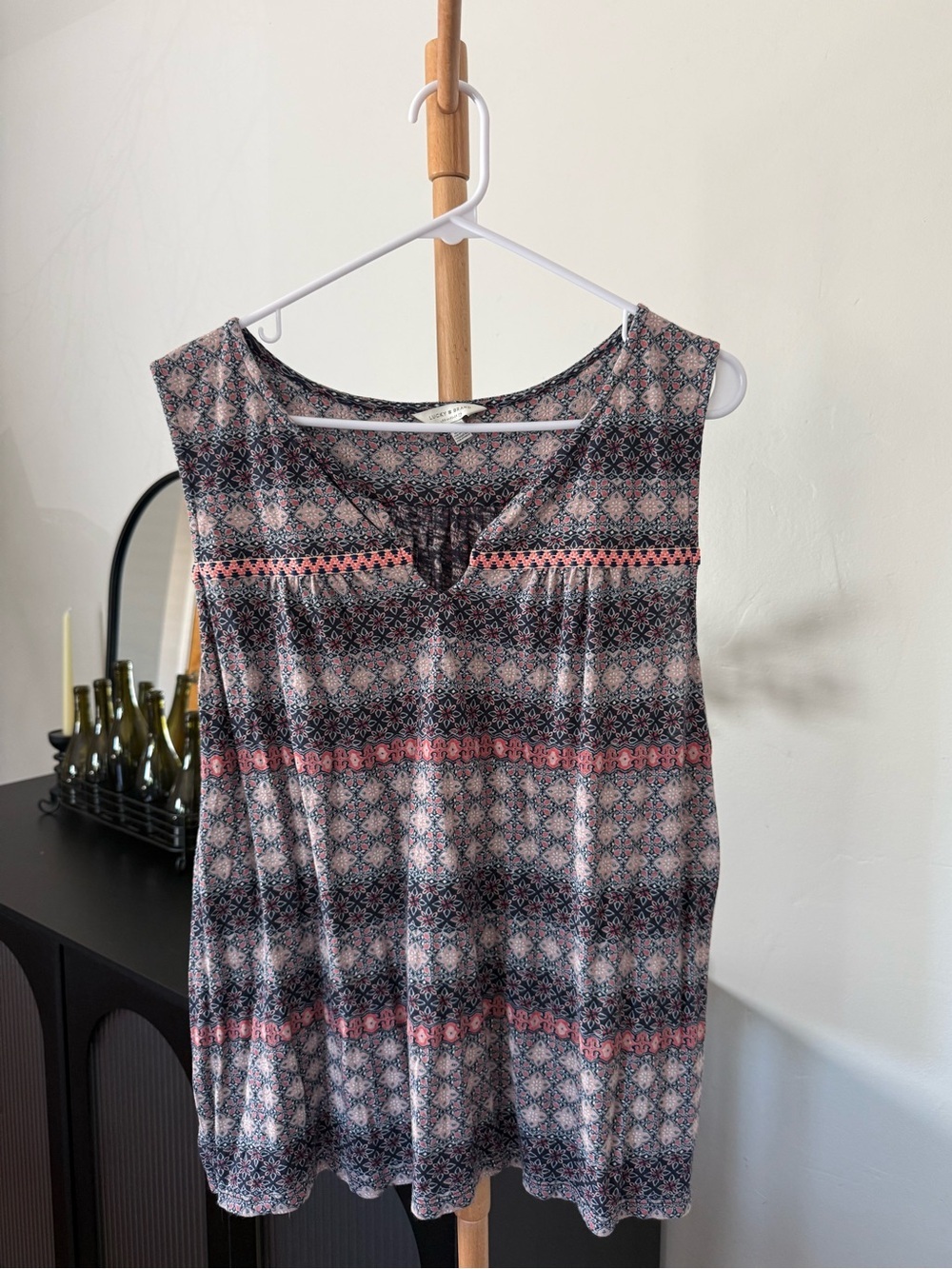 Lucky Brand Boho Sleeveless Top Women’s Size XL